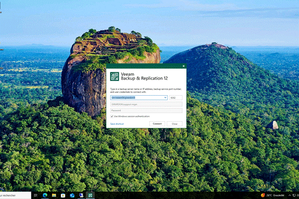 Diagnostic de la licence Veeam